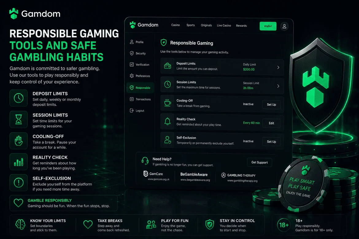 Responsible gaming tools and safe gambling habits